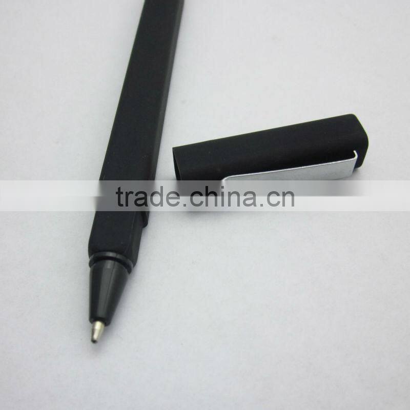 2014 ideal promotional item plastic ballpoint square hotel pen