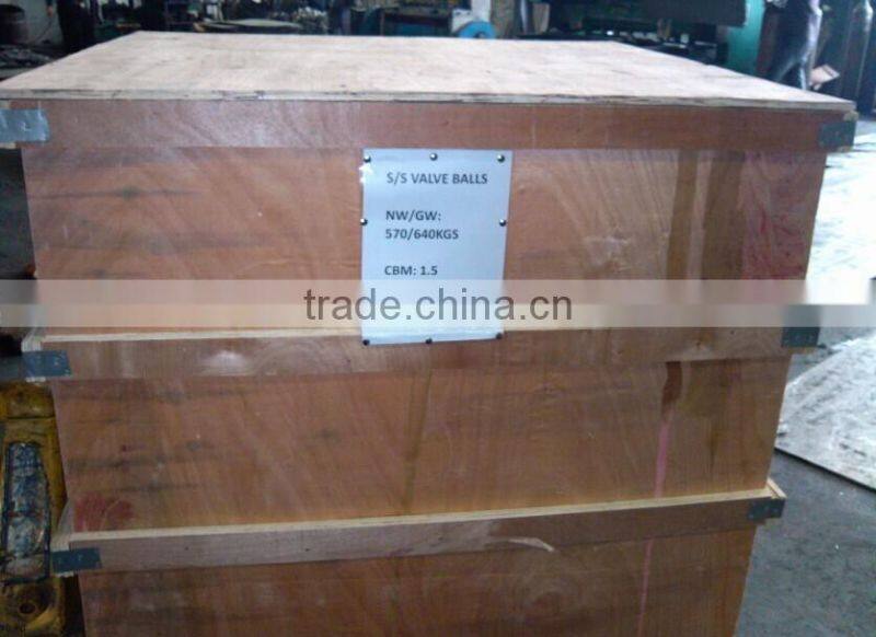 Stainless steel valve ball