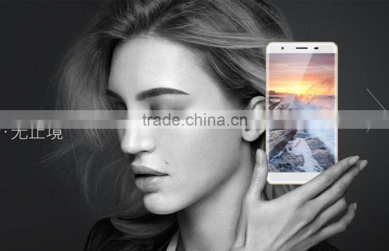 5.5" CNC Metal frame only 6.9mm, Finger print sensor with FHD MT6735-1.3GHz 64-bit Quad Core