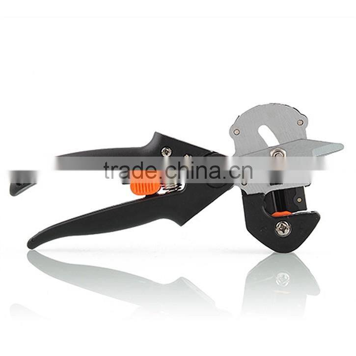 Fruit Tree Professional Grafting Steel Cutting Machine Cutting Tool With 2 Extra Blades Black