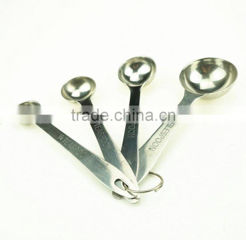 42143 4 pcs Stainless Steel Nesting Measuring Cups and Spoons Set