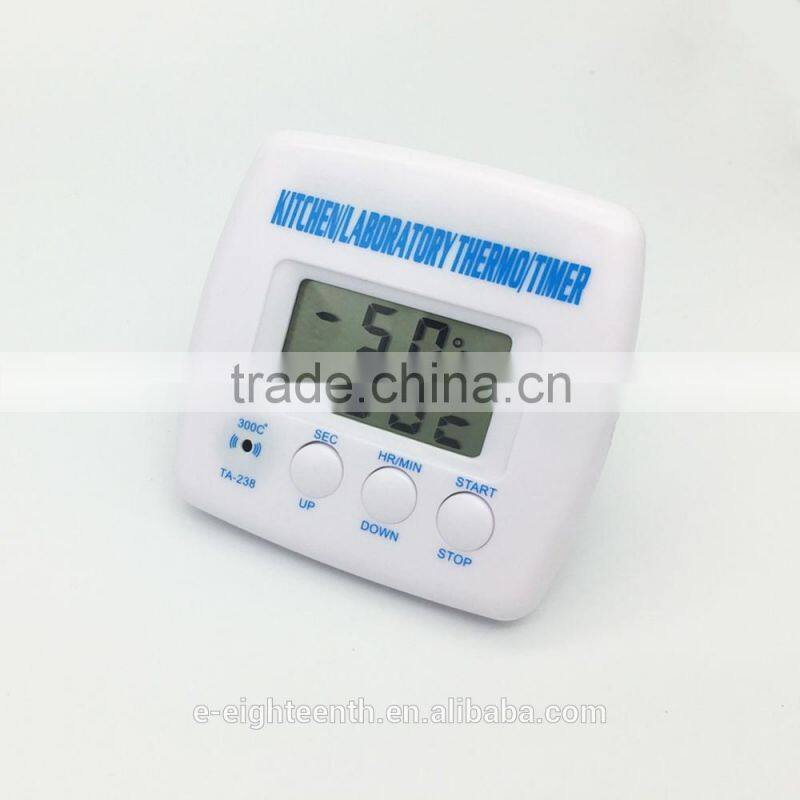 2016 new arrival Digital LCD display Thermometer Alarm Cooking Kitchen timer BBQ Food TA-238
