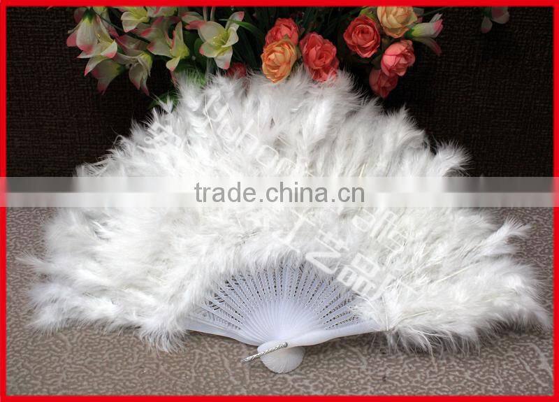 Performance accessory feather dance fan