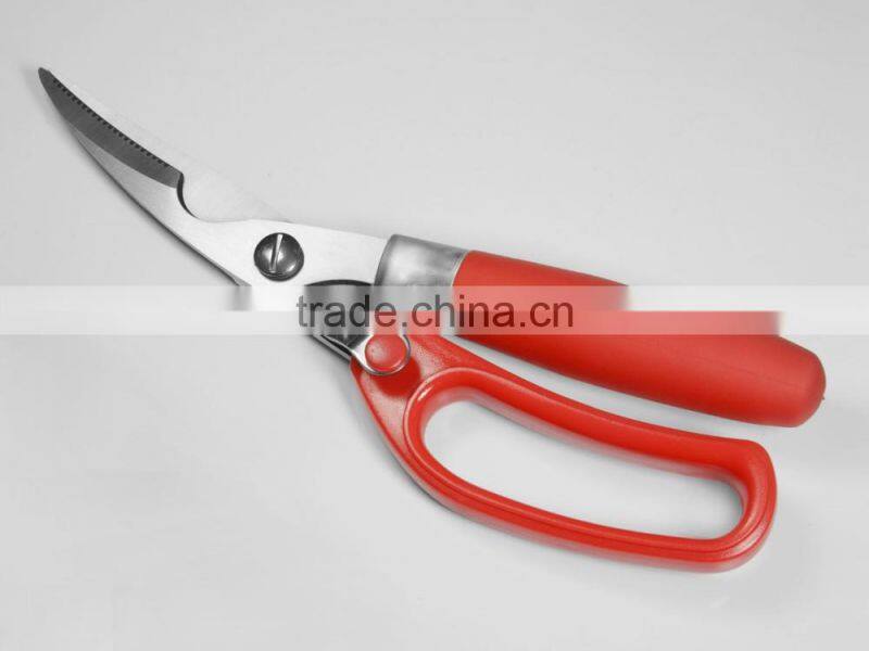 New 10" Kitchen Shears Stainless Steel Poultry Chicken Bone Serrated Scissors