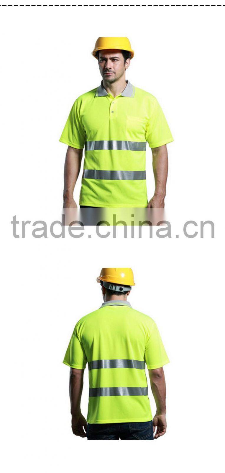 100% Cotton Fabric High Visibility Polo Shirt