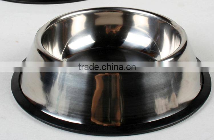Pet Cat Food Water Feeding Portable Travel Bowls stainless steel Dog Bowl