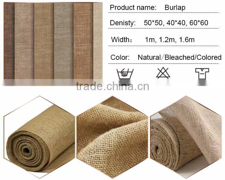 decorative dyed laminated burlap