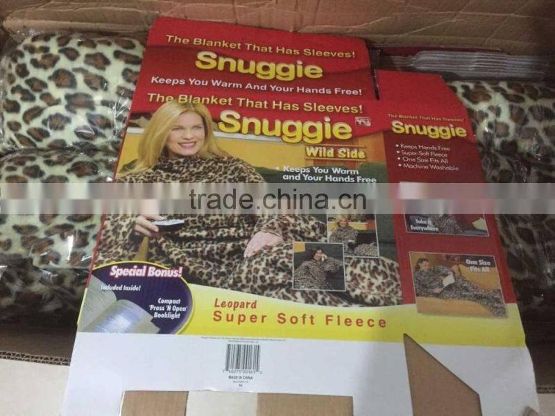 UCHOME Factory price TV Snuggie Blanket With Sleeves