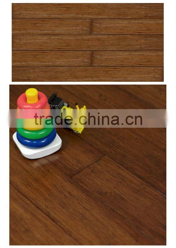 Factory Supplied Good Quality and Cheap Carbonized Click Strand Woven Bamboos Floor