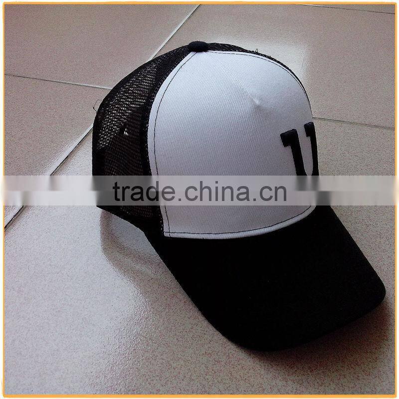 5 panels cool mesh sports caps/baseball hats with high quality made in Guangdong