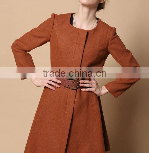 woven wool fabric for winter ladies cheap overcoat designs