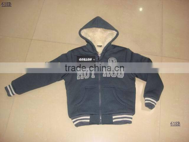 Garment Factory Sale Fleece Fabric Children Winter Coat