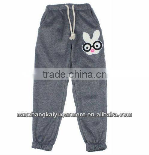 women Cotton Fleece Sweat harem pants