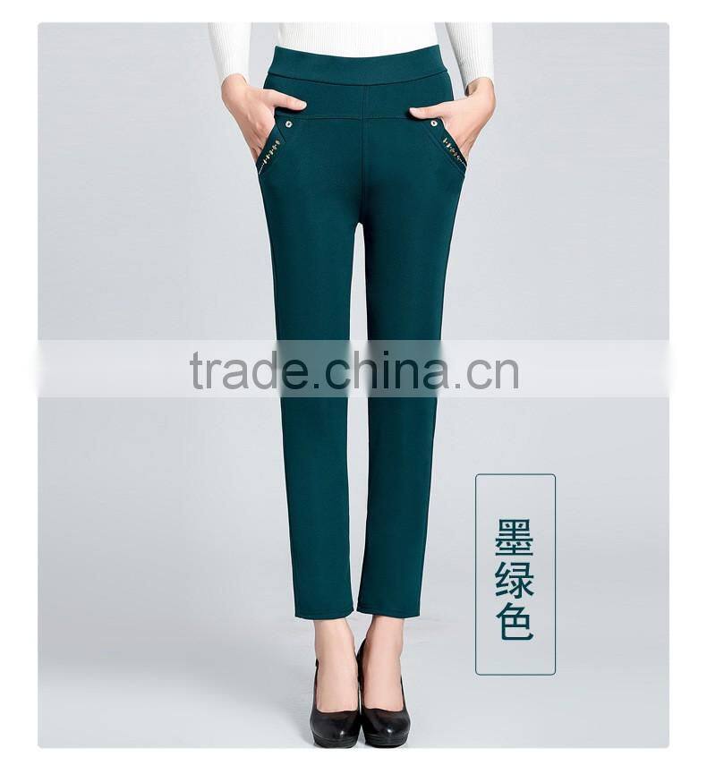 Top Brand Fashion Slim Fit Ladies Office Pants, Work Trousers