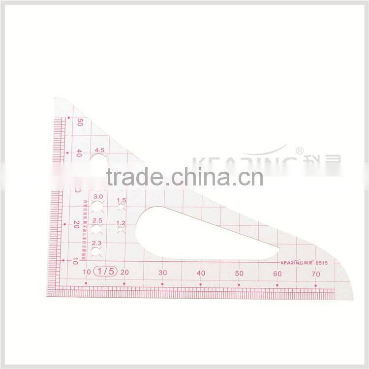 Kearing Brand 5pcs combination plastic scale ruler for engineering #8500-5