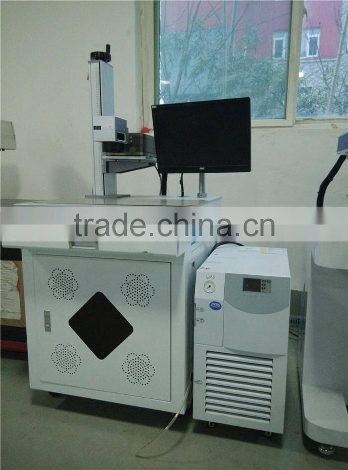 China famous brand JQ laser marking machine 20W fiber marking with CE/FDA