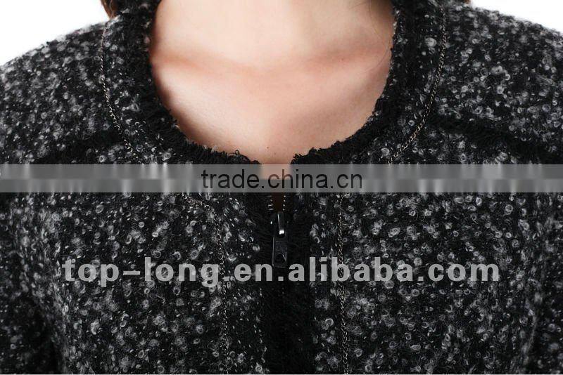 2012 woolen winter jacket fashion clothing for women