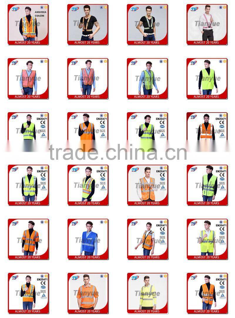 2016 high visibility reflective safety clothing T-shirt