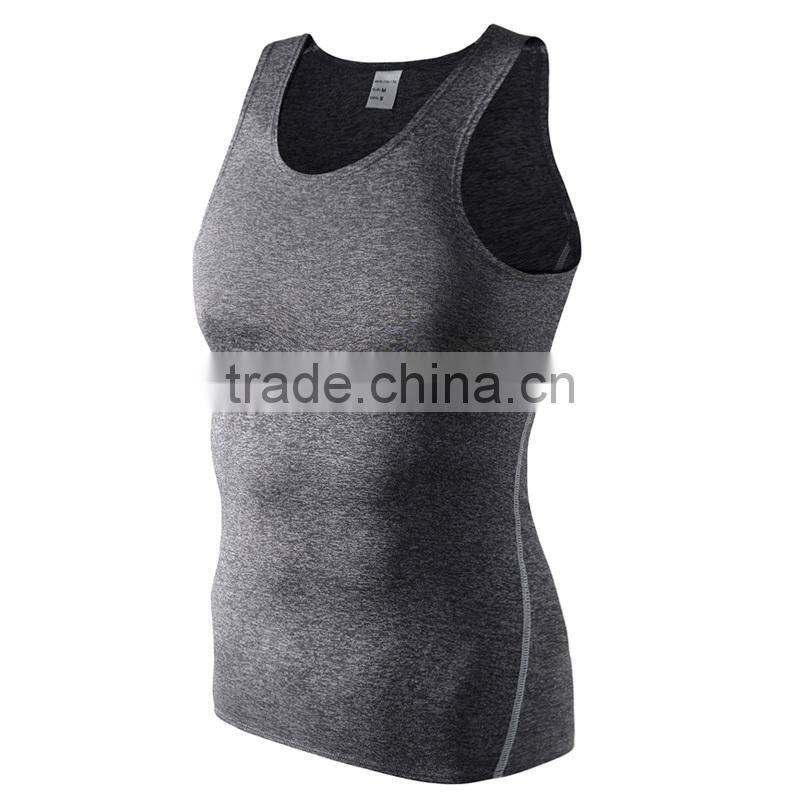 Trendy design quick dry gym fitness mens sports tank tops
