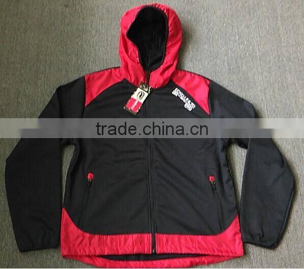 polyester bonded jacket softshell jacket for men(4IRSME22)