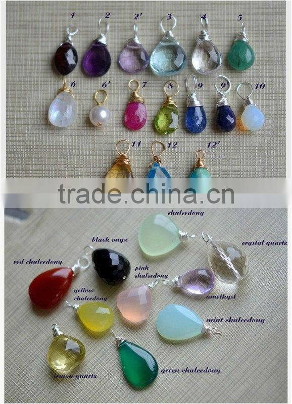 wire wrapped teardrop earring high quality turquoise stone dangle earrings natural stone earring jewelry