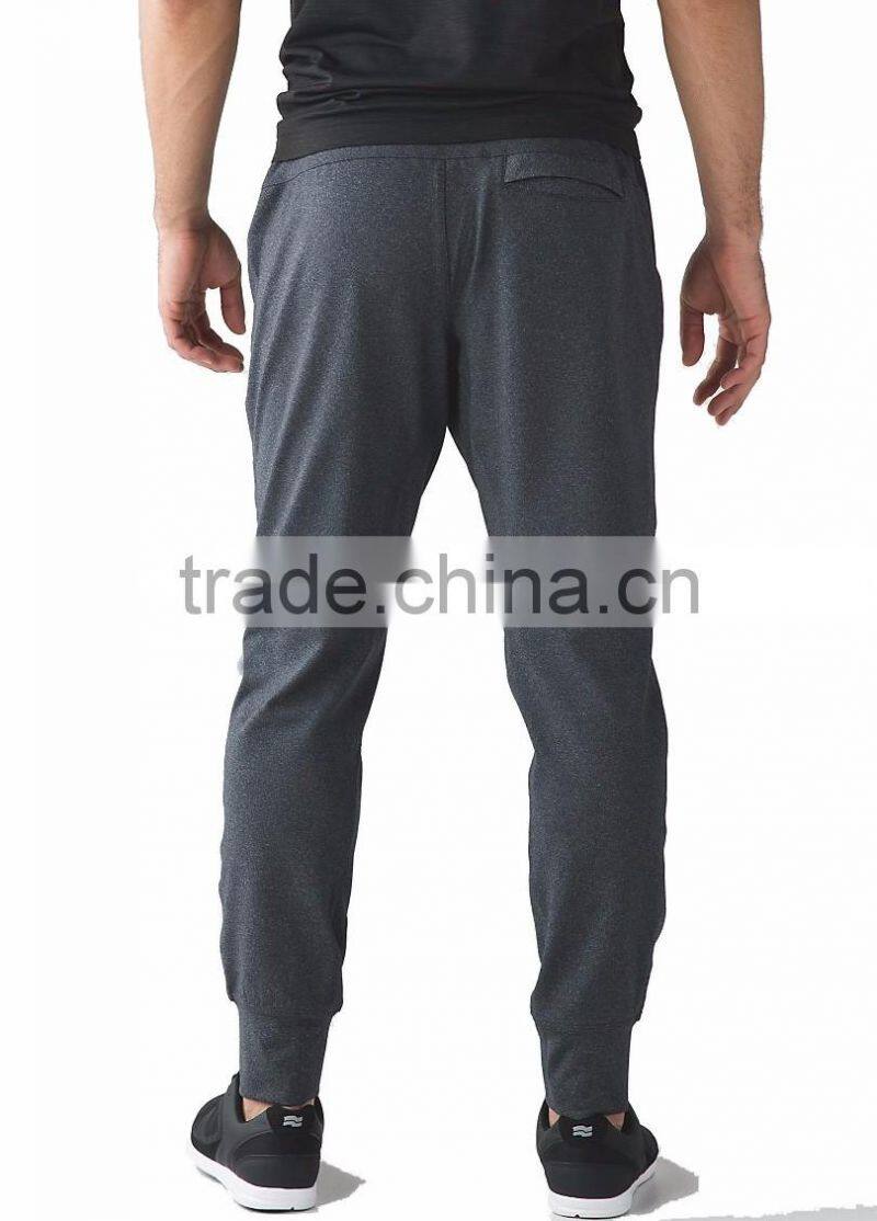 Quick dry heather soft fabric sports pants mens training pants