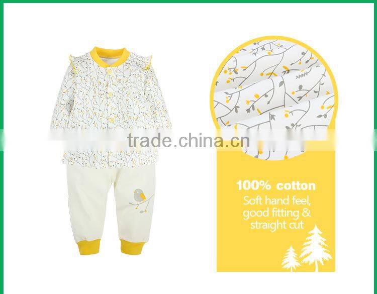 OEM Service long sleeve pajamas wholesale children clothing set