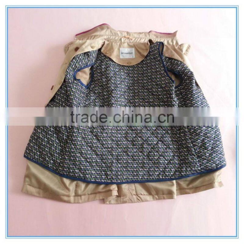 Newest Design Children Girls Autumn and Winter Coat, Children Outwear Coats, Kids Clothing, Long Coat for Children Grils