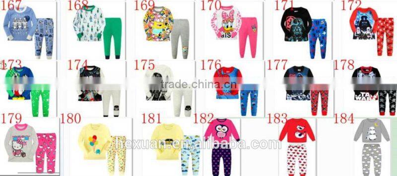 Wholesale Kids Winter Pajama 2 Pcs Set Long Sleeve Childrens26