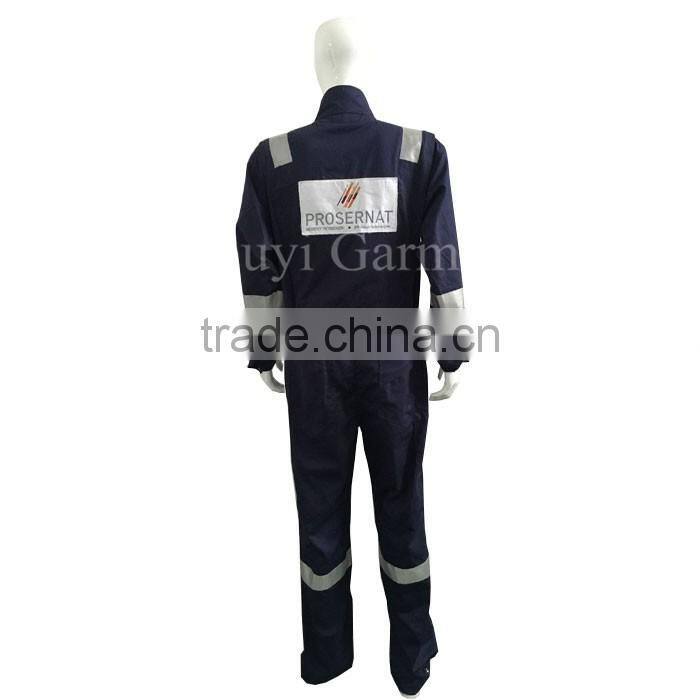 Flame retardant 260gsm 100%cotton FR reflective tape coverall