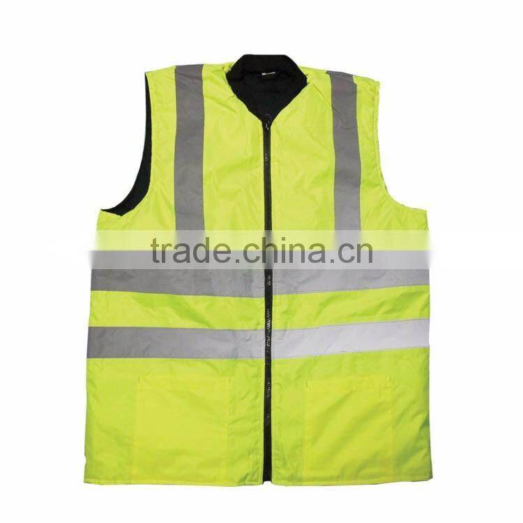 Security hi-viz en471 standard reflecting safety hi vis vest
