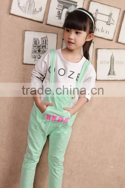 Custom joint clothing wholesale children fashion girls cotton