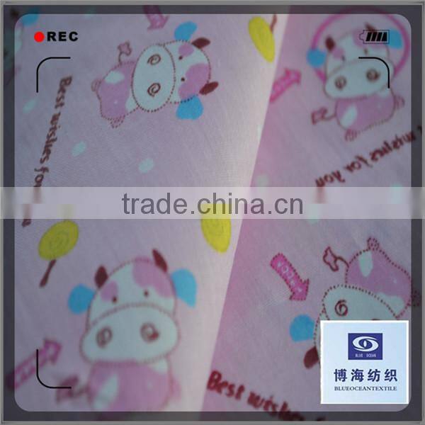 dyed ground print cotton/polyester fabric cvc 60/40