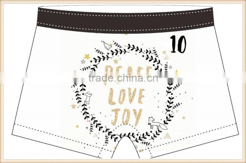 Merry Christmas 88% Polyester 12%Elastic Waist Lower price men underwear