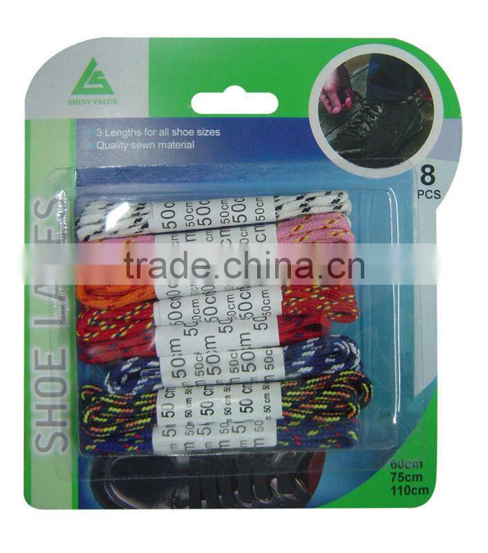 color printed round durable shoe laces