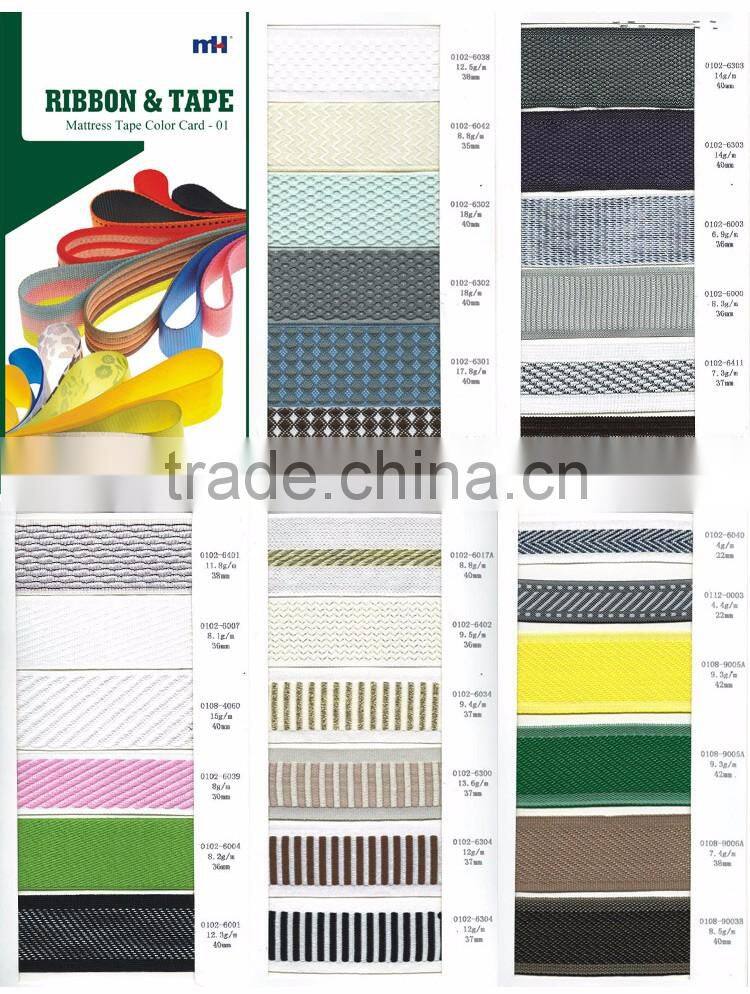 Jacquard Polyester webbing tape for mattress