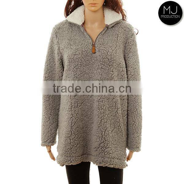 Wholesale Sherpa Pullover Plus Size Women Clothing Winter Jacket Coat Pregnant Women Dresses Maternity Clothes