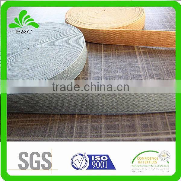 Colored knitted elastic bands for garment
