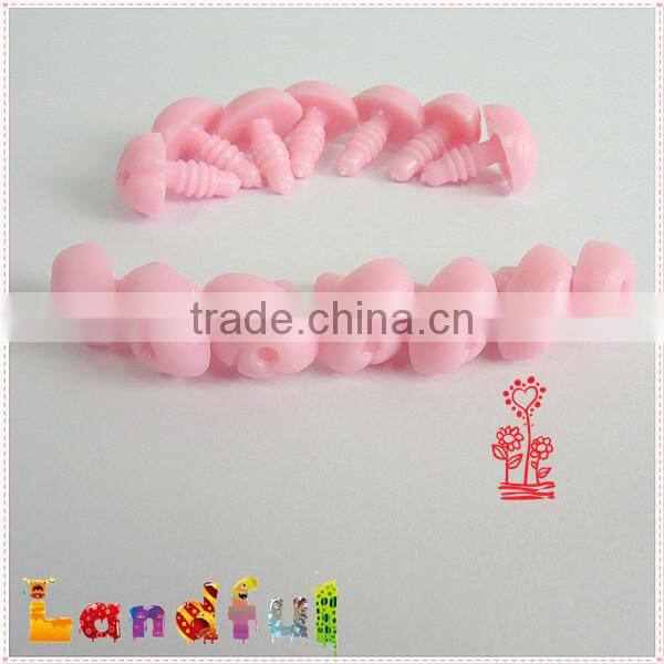 15mm Safety Plastic Dog Nose Pink for Stuffed Animal