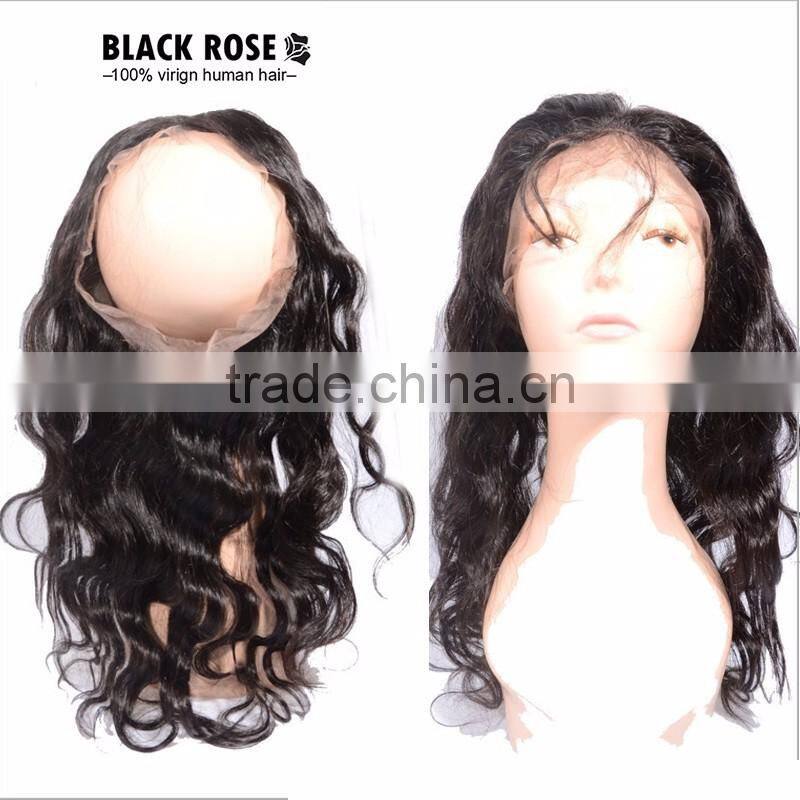 Brazilian Human Hair New Arrival 360 Lace Frontal with baby hair