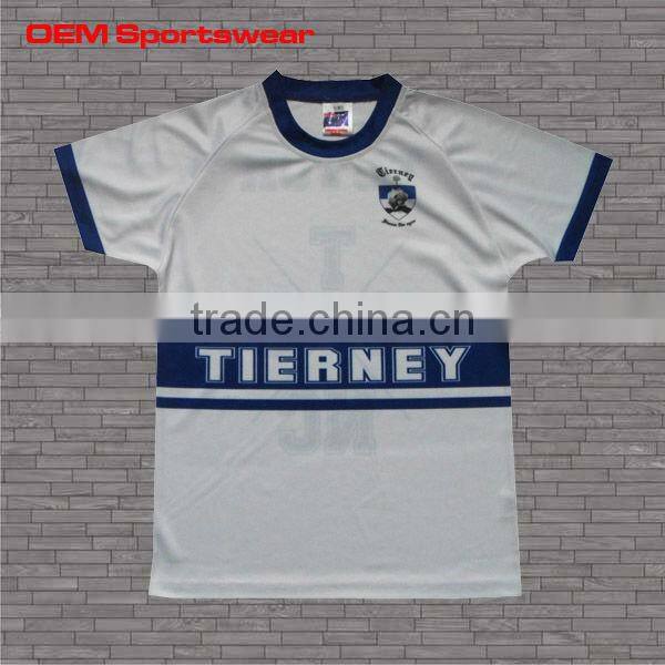 Sports wear sublimated compression t shirts
