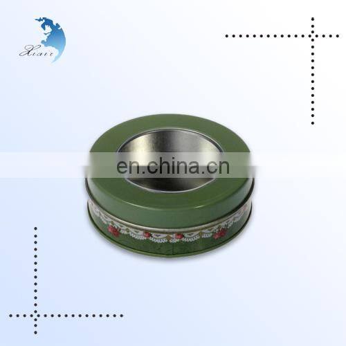 High Quality Customized Hot Sales Round Shape Small Metal Tin Cookie Boxes
