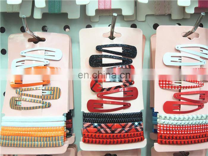 Hot Sale Printed elastic pony kids hair accessories set