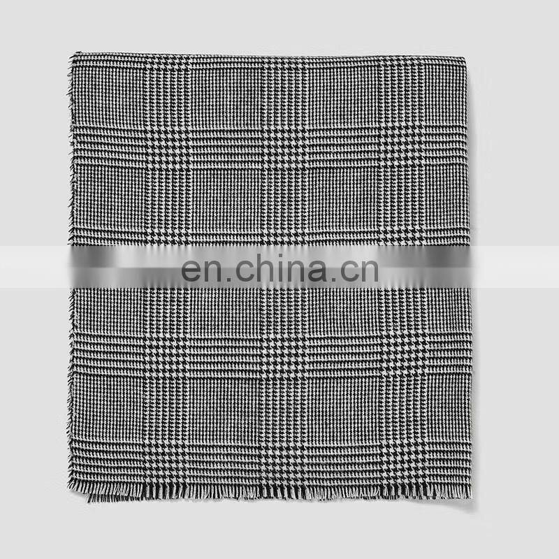 wholesale new style fashion shawl winter warm acrylic blanket women cashmere merino wool scarf