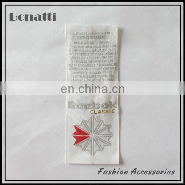 woven label logo for clothing