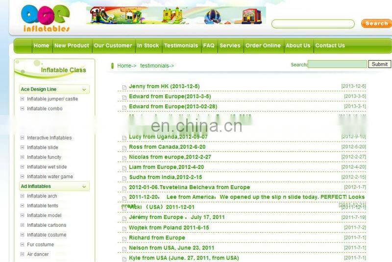 commercial multifunction inflatable bounce bed