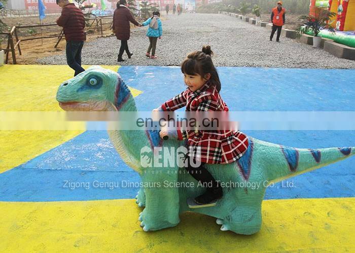 Children Playground Remote Control Dinosaur Rides