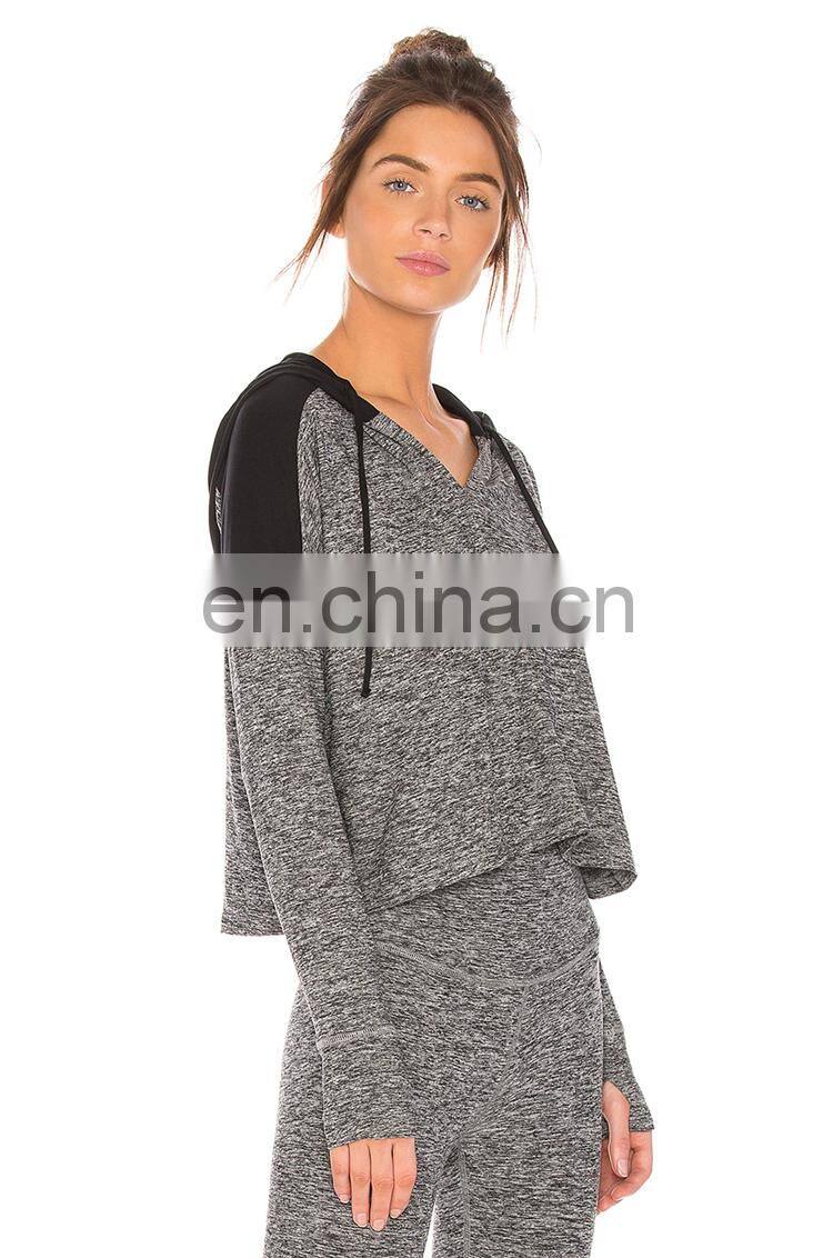 2017 custom activewear wholesale oversize hooded sweatshirt