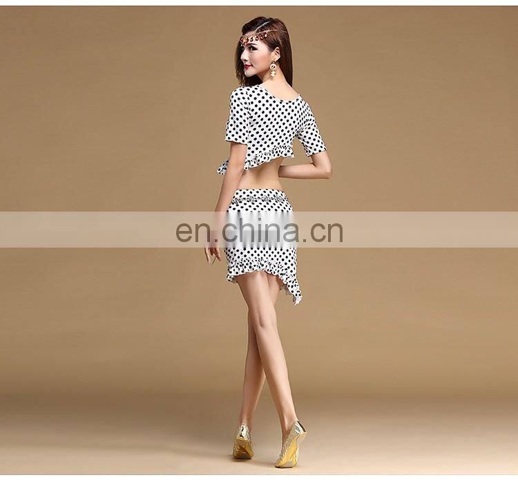 T-5121 Fashion sexy 3pcs milk silk belly dance costumes