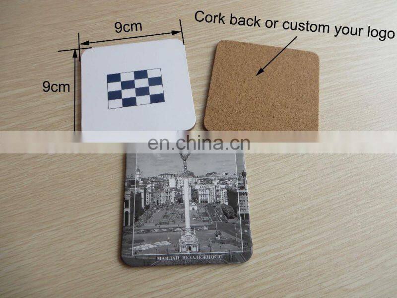 Hot sale 2016 paper cork beer wine glass coaster for party